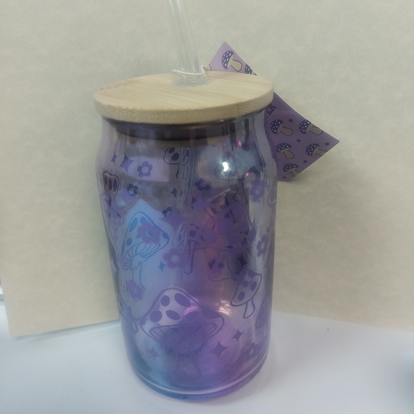 Sheffield Home Purple Glass Sipper - Picture 3 of 3